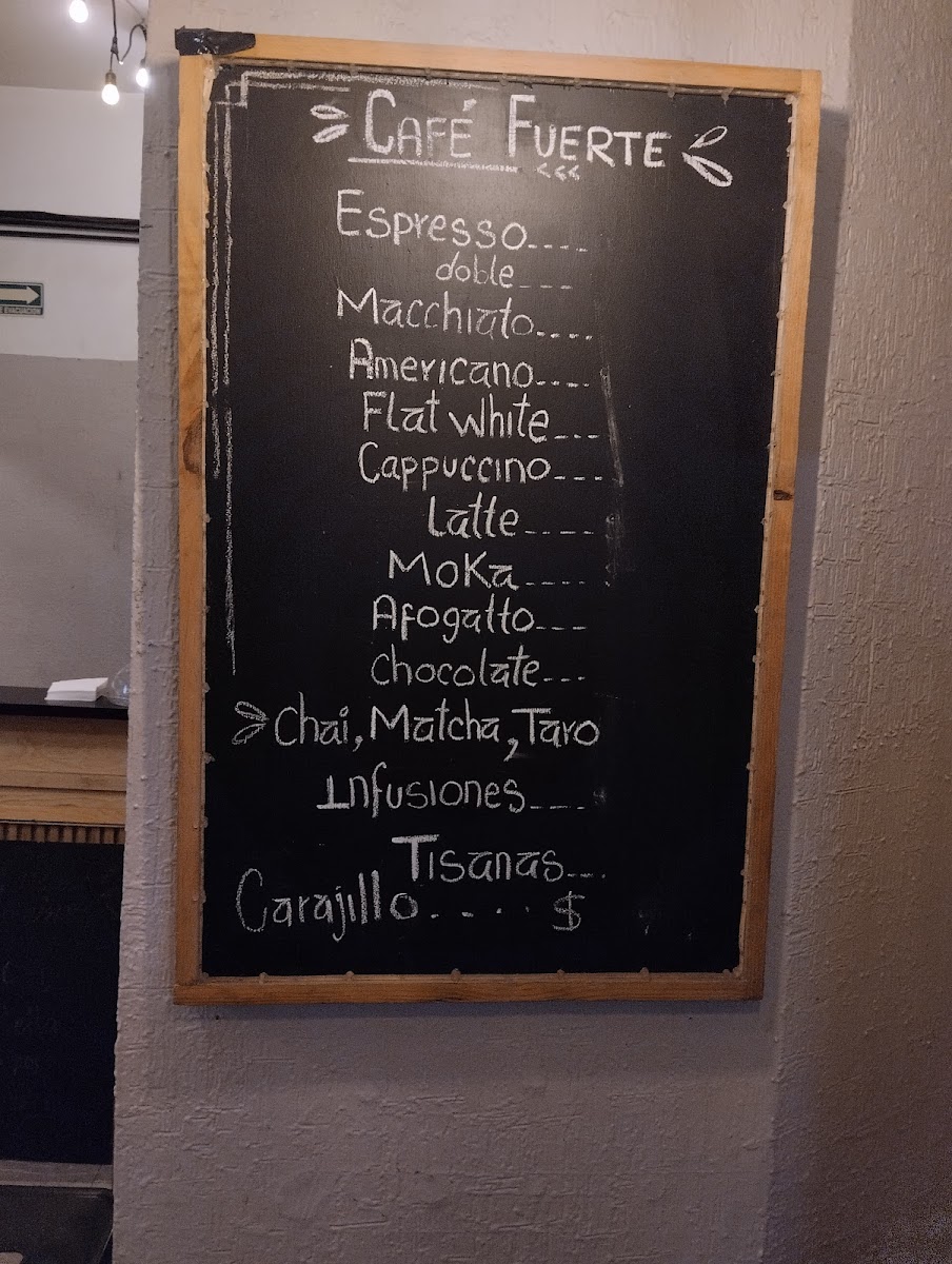 CAFÉ FUERTE Menu - Image 6